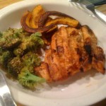 Jerk Chicken w/ Broccoli and Roasted Pumpkin